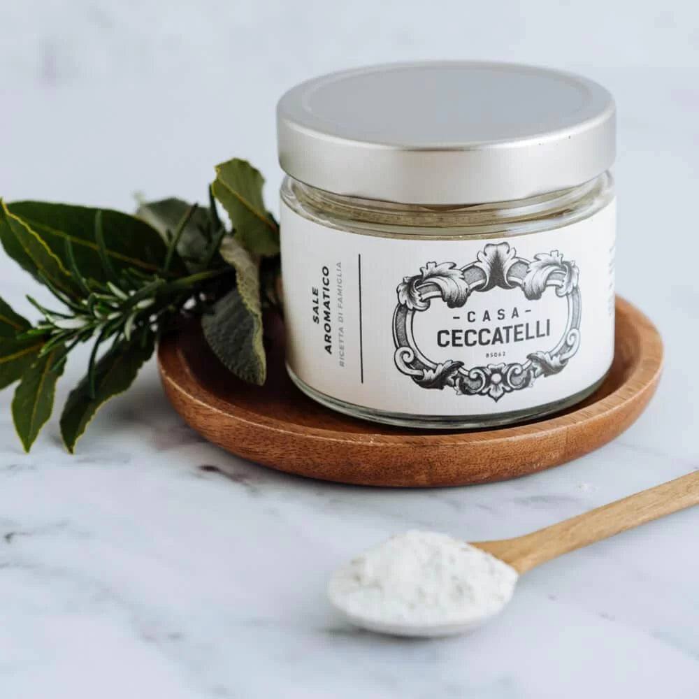 Aromatisches Salz mit italienischen Kräutern