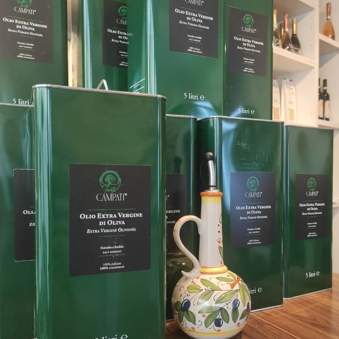 Extra vergine Olivenöl, 5 Liter Kanister